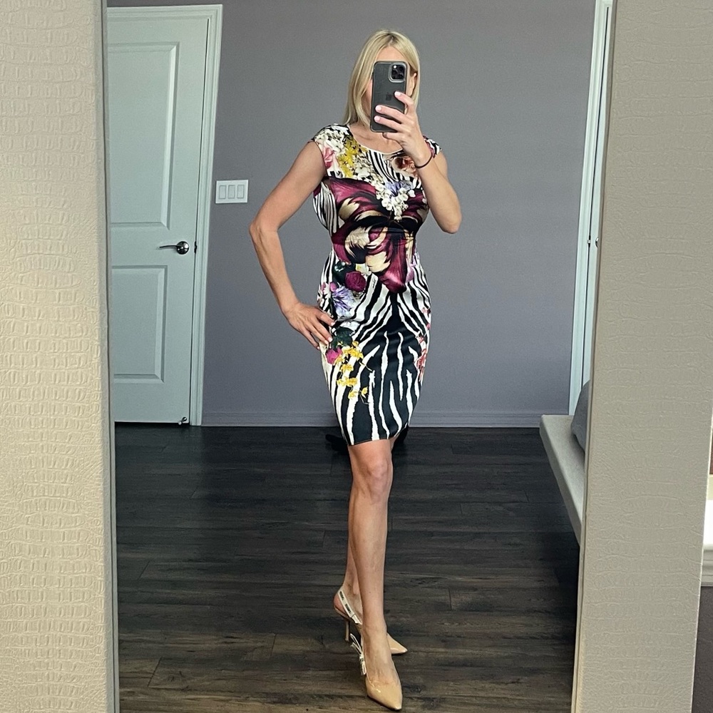 Silk dress Roberto Cavalli Size S